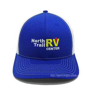 Sombreros de camionero de perfil medio de 6 paneles personalizados de alta calidad con logotipo bordado de moda al aire libre/casual por el proveedor de Vietnam - Product Image 1