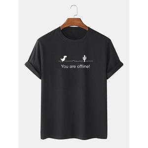 Camiseta de dinosaurio de ajuste Regular, camisetas de algodón 100% de la mejor calidad, accesorios de tela personalizados de la mejor calidad, camisetas para niñas/niños - Product Image 2