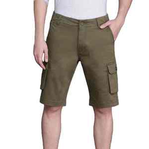 Shorts cargo utilitaires pour hommes en coton épais, vêtements de sport de créateur, streetwear personnalisé - Product Image 1