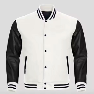 Vestes universitaires à la mode unisexe pour hommes et femmes col montant Winter Street Wear CollegeBaseballjacket pour hommes - Product Image 4