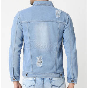 Veste en jean unie décontractée pour homme 2026 – Nouvelle mode streetwear confortable - Product Image 6