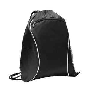 Sac à dos à cordon de serrage de haute qualité en gros, sacs de sport, de gym et d'école avec poches - Product Image 4