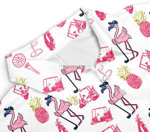 เสื้อโปโลสำหรับผู้ชายขนาดพลัสไซส์สำหรับเสื้อโปโลผ้าคอตตอนแบบถักเสื้อยืดกอล์ฟแบบตลกๆ - Product Image 4