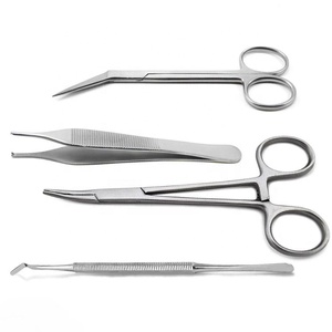 Juego de Herramientas de Podología de Acero Inoxidable, 4 Piezas, Kit de Cuidado de Uñas Encarnadas con Tijeras, Pinzas, Levantador de Uñas - Product Image 1