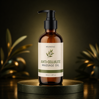 Huile de massage anti-cellulite à marque privée 100 ml, huile de massage corporelle botanique OEM ODM pour spa et soins quotidiens du corps