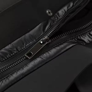 Chaqueta de Plumón Larga de Invierno para Hombre, Personalizada, con Capucha, Cortavientos, Impermeable, Transpirable, Rellena de Algodón, Estilo Urbano, Abrigada para Exteriores, de Nailon - Product Image 3