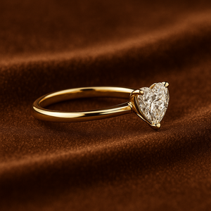 Anillo Solitario Original de Alta Calidad, Corte Princesa, Oro de 10K, 14K, 18K, Plata 925, Joyería Elegante para Mujer, de la India - Product Image 6