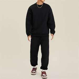 Ensemble de tenues chaudes Ensembles de vêtements d'automne et d'hiver pour hommes Col montant Sweat-shirt à fermeture éclair Pantalon Survêtements chauds Chemises de survêtement pour hommes - Product Image 1