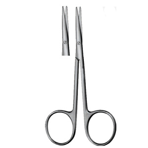 Instrumentos oftálmicos manuales de acero inoxidable para uso médico-Tijeras quirúrgicas finas curvas o rectas para el cuidado del estrabismo - Product Image 2