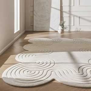 ชุดพรมขนสัตว์โบราณแบบปรับแต่งได้ชุดพรมทอสำหรับห้องนั่งเล่นแบบนามธรรม - Product Image 1