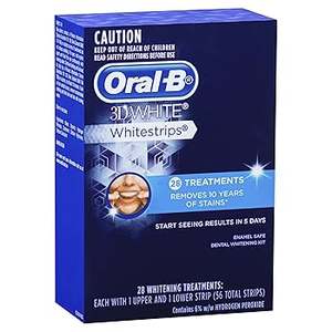Bandes blanchissantes pour les dents Oral-B sans peroxyde, 28 traitements pour un sourire plus éclatant (usage domestique, fabriqué en Allemagne, modèle 789654) - Product Image 3