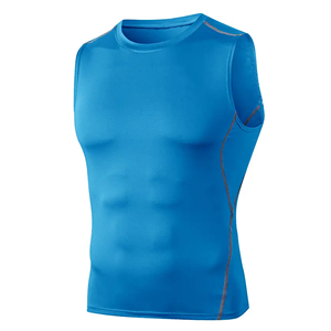 Course à pied Sport débardeurs haute qualité professionnel Marathon athlétique hommes été 100% Polyester tissu impression numérique unisexe - Product Image 1