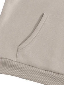 Hombres en blanco de varios colores de alta calidad 100% algodón 420 Gsm suéter pesado hombres Sudadera con capucha de gran tamaño polar sin cuerda - Product Image 4