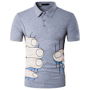 Haute qualité hommes pour Polo T-Shirt couleur personnalisée Anti-rides respirant Sublimation broderie gaufrage sérigraphie - Product Image 4