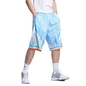 Pantalones cortos de baloncesto con bordado de malla transpirable para hombre, shorts de baloncesto con logotipo personalizado, a la moda - Product Image 2