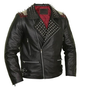 Chaqueta de Cuero Punk Formal Recubierta de Piel de Vaca Auténtica Unisex, Nueva Colección Primavera 2025, Material de Alta Calidad Personalizado, Precios Razonables - Product Image 2