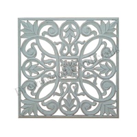 Panneau décoratif mural de haute qualité 40x40 cm sculpté à la main MDF du fabricant et exportateur indien au prix de gros bon marché