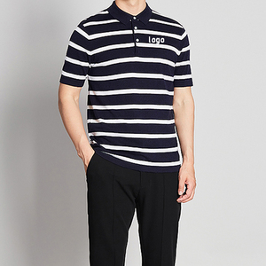 เสื้อโปโลสำหรับนักธุรกิจชายเสื้อโปโลลายขวางไซส์ใหญ่พิเศษออกแบบโลโก้ได้ตามต้องการสำหรับฤดูร้อน - Product Image 6