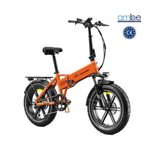 Vélo pliant électrique Eletronbike OD20 20 pouces avec pneus larges et freins à disque, moteur 250W, batterie 48V 15Ah, 7 vitesses - Product Image 2