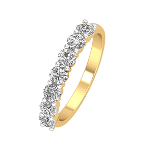 Anillo de boda de lujo de oro sólido de 10 quilates para mujer 1Cts VS Clarity EF Color Lab Grown Diamond IGI Certified Tamaño personalizado - Product Image 1