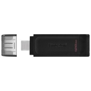 Memoria USB Tipo-C DATATRAVELER 70 Negra de 128GB, 4 en 1, de Plástico, con 32GB de Memoria Integrada, Producto Nuevo en Stock - Product Image 4