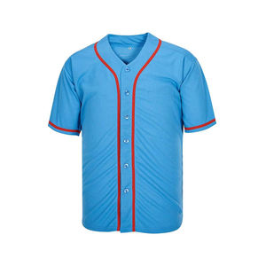 Camiseta de Béisbol Personalizada al por Mayor de Alta Calidad, Impresión por Transferencia de Calor, Tallas Grandes para Clubes y Escuelas con Entrega Rápida - Product Image 1