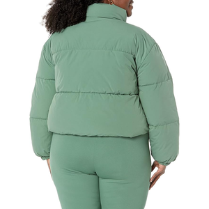 Manteau matelassé à capuche pour femme, tendance, de haute qualité, nouveau design, léger, respirant, en toile de coton brut, résistant à l'eau - Product Image 6