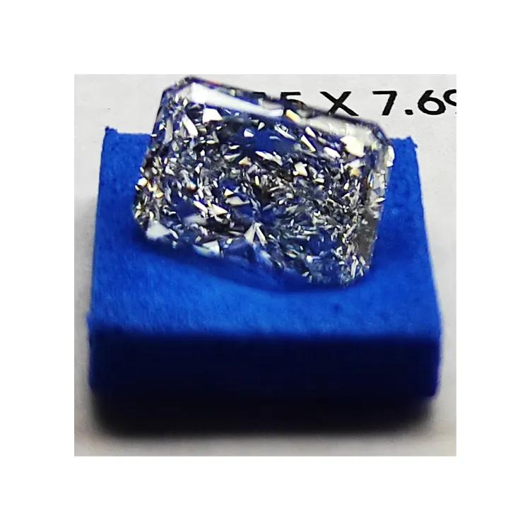 India Origin Seller Synthetic Lab Grown Diamond Radiant Cut Fancy Cut F Color Loose Diamonds for Jewellery Making at Low Price