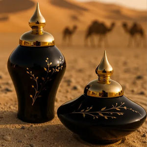 Modern Luxury <b>Metal</b> Gold Decorative Ginger Jars Polished Porcelain <b>Metal</b> Melamine Ginger Jars Home <b>Container</b> - Product Image 1