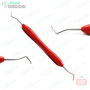 En acier inoxydable dentaire parodontal Gracey Curettes Kit instruments dentaires poignée en plastique Offres Spéciales CE ISO approuvé - Product Image 2
