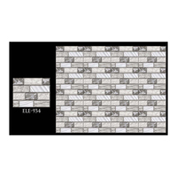 Carreaux muraux antibactériens noirs en porcelaine polie brillante de style design moderne nouvelle collection Fourniture Lexona d'Inde