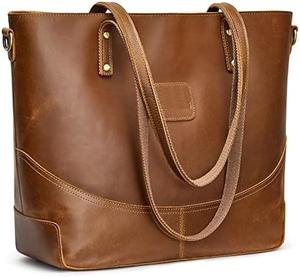 Women's Minimalist Leather Tote Bag Zipper Closure Button Decoration Polyester Lining <b>Chains</b> Shoulder <b>Straps</b> Pockets - Product Image 1