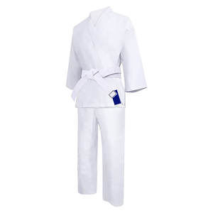 Ensembles d'uniformes de karaté avec logo personnalisé et design Ensemble d'arts martiaux de marque privée avec logo à l'avant Uniformes de karaté unisexes - Product Image 4