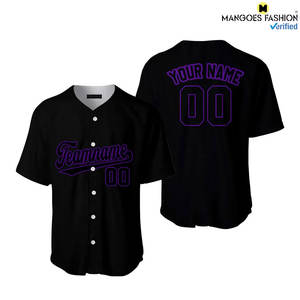 Maillot de baseball personnalisé noir, vert et blanc avec logo Mexi-co, unisexe, manches courtes, imprimé, respirant, séchage rapide, vêtements de sport, broderie - Product Image 2