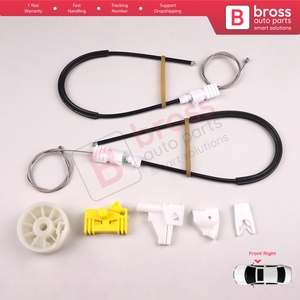 Kit de réparation de lève-vitre électrique BWR562, porte droite, pour Clio MK2 BB CB SB 1998-2012, 2/3 portes, HB, Coupé, Van, 7700842246 - Product Image 2