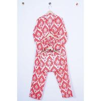 Ensemble de pyjama 100% coton, confortable pour se détendre et dormir, taille élastique, poches, doux, respirant, grande taille, vêtements de nuit pour femmes