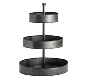Support à gâteau en métal galvanisé à 3 niveaux de haute qualité fait à la main nouveau support à dessert Design - Product Image 2