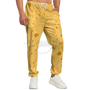 กางเกงซับเหงื่อสำหรับผู้ชายเสื้อผ้าลำลองแบบระเหิดพิมพ์ลายโลโก้ได้ตามต้องการ - Product Image 4