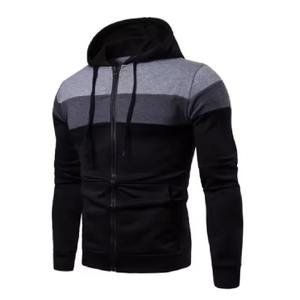 Nueva Sudadera con Capucha para Hombre, Estilo Color Block, Informal, Elegante, Duradera, Mangas Raglán, Personalizable, Felpa, Bordada, 100% Algodón - Product Image 2