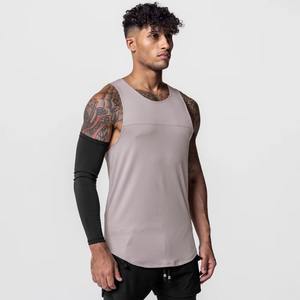 Débardeur Homme de Haute Qualité en Gros, Sans Manches, Séchage Rapide, Vêtement de Sport, Gym, Fitness, Entraînement, Veste de Sport, Spandex/Coton, Anti-Rétrécissement - Product Image 3