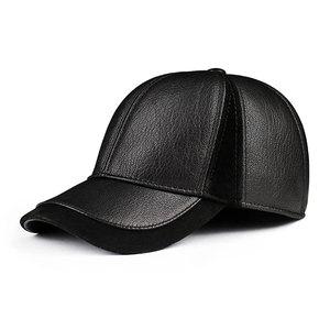 Chapeaux de baseball pour hommes femmes Styles Streetwear chapeau de soleil en cuir Snapback chapeaux en cuir d'extérieur - Product Image 1
