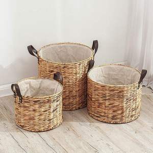 Panier en jonc de mer fait à la main, fournisseur de commandes en gros, décoratif, écologique, pour hôtel, complexe hôtelier, durable, léger, Vietnam - Product Image 6