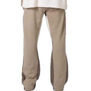 Pantalones de chándal apilados con logotipo personalizado para hombre, ropa de calle con bolsillo, pantalones de chándal para hombre, pantalones de chándal apilados acampanados - Product Image 5