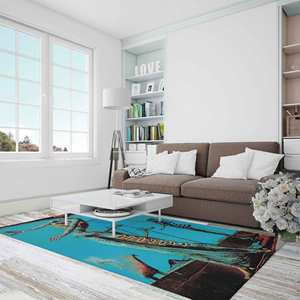 Alfombra Famosa - Alfombra Estampada con Diseño Único de Salvador Dalí, con Pelo Suave - Product Image 5