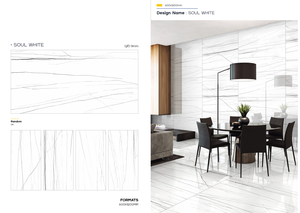 Azulejos de Porcelana Brillante para Pisos Interiores de 600x1200 mm, Diseño Moderno de las Mejores Empresas de la India, Suministro Comercial al por Mayor - Product Image 6