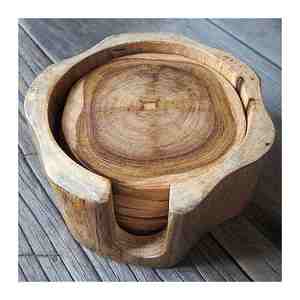 Haute demande avec un prix raisonnable Artisanat Sous-verres en bois Conception personnalisée Artisanat en Inde avec une qualité d'exportation - Product Image 1