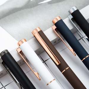 Stylo à bille en métal promotionnel pour bureau avec logo - Product Image 3