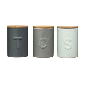 Recipiente de metal elegante con tapa de madera Contenedor de diseñador hecho a mano de buena calidad Recipiente de café al por mayor con estilo clásico - Product Image 6