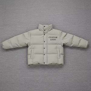 Veste matelassée en coton surdimensionnée respirante à séchage rapide avec logo frontal, design de luxe personnalisé pour hommes et femmes - Product Image 6