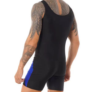 Combinaison de lutte de haute qualité, motif coloré, logo en transfert thermique pour hommes, combinaison de lutte personnalisée, combinaison de lutte sur mesure - Product Image 6